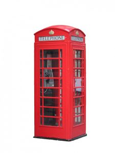 Great British Design Classic the K6 Telephone Box designed in 1935 by British designer and architect Sir Giles Gilbert Scott.